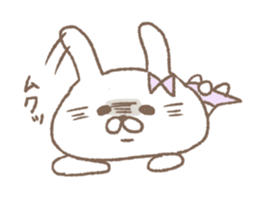 Marshmallow rabbit part3 sticker #7466835