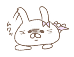 Marshmallow rabbit part3 sticker #7466835