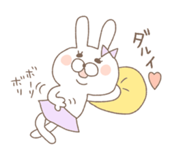 Marshmallow rabbit part3 sticker #7466837