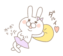 Marshmallow rabbit part3 sticker #7466837