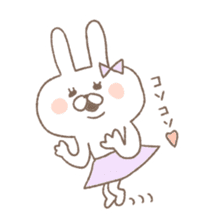 Marshmallow rabbit part3 sticker #7466842