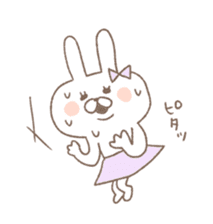 Marshmallow rabbit part3 sticker #7466843