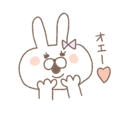 Marshmallow rabbit part3 sticker #7466844