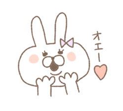 Marshmallow rabbit part3 sticker #7466844