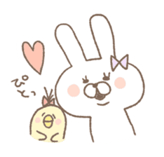Marshmallow rabbit part3 sticker #7466845