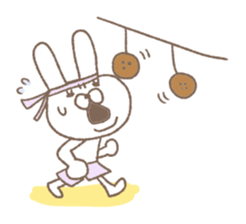 Marshmallow rabbit part3 sticker #7466846