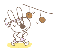 Marshmallow rabbit part3 sticker #7466846