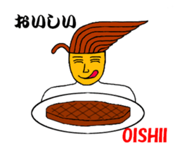 OMUSOBA of Ohm-kun in Japanese sticker #7466882