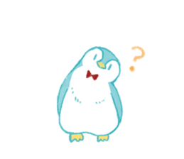 Graffiti-like penguin sticker sticker #7467343