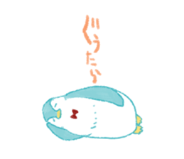 Graffiti-like penguin sticker sticker #7467346