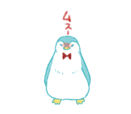 Graffiti-like penguin sticker sticker #7467350