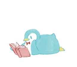 Graffiti-like penguin sticker sticker #7467360