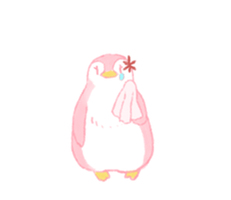 Graffiti-like penguin sticker sticker #7467362