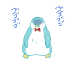 Graffiti-like penguin sticker sticker #7467373