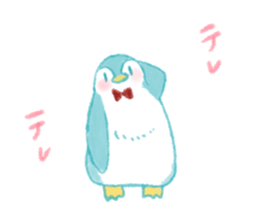 Graffiti-like penguin sticker sticker #7467376