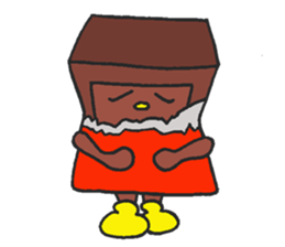 He is a fairy of chocolate. sticker #7467383