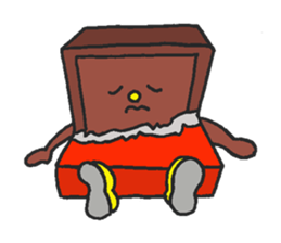 He is a fairy of chocolate. sticker #7467386