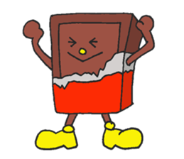 He is a fairy of chocolate. sticker #7467387