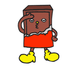 He is a fairy of chocolate. sticker #7467388