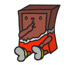 He is a fairy of chocolate. sticker #7467389