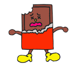 He is a fairy of chocolate. sticker #7467390