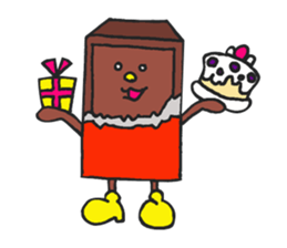 He is a fairy of chocolate. sticker #7467393
