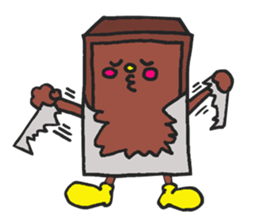 He is a fairy of chocolate. sticker #7467394