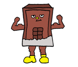 He is a fairy of chocolate. sticker #7467397