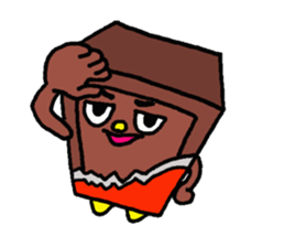 He is a fairy of chocolate. sticker #7467399