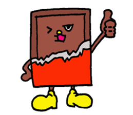 He is a fairy of chocolate. sticker #7467404