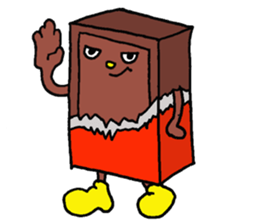He is a fairy of chocolate. sticker #7467406