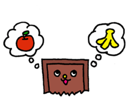 He is a fairy of chocolate. sticker #7467416