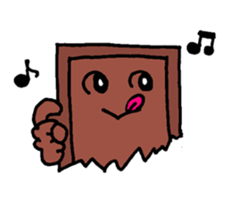 He is a fairy of chocolate. sticker #7467419