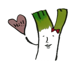 smooth leeks! sticker #7467540