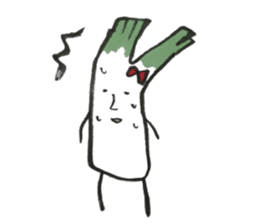 smooth leeks! sticker #7467547