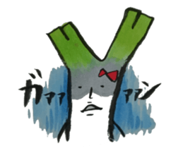 smooth leeks! sticker #7467552