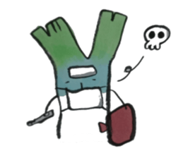 smooth leeks! sticker #7467573