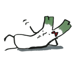 smooth leeks! sticker #7467575