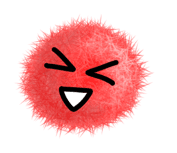 Fluffy balls (1) sticker #7467982