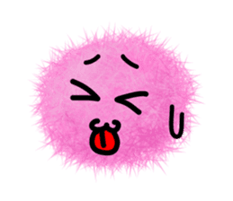 Fluffy balls (1) sticker #7468002