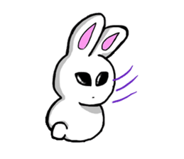 Mysterious Rabbit sticker #7468229
