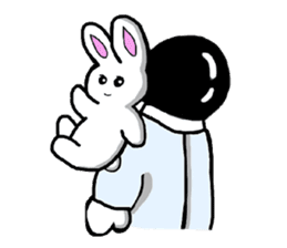 Mysterious Rabbit sticker #7468253