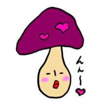 kinoko-tachi 4 sticker #7468860