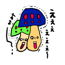 kinoko-tachi 4 sticker #7468863