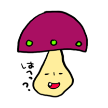 kinoko-tachi 4 sticker #7468866