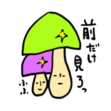 kinoko-tachi 4 sticker #7468874