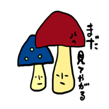 kinoko-tachi 4 sticker #7468884