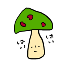 kinoko-tachi 4 sticker #7468887