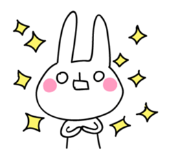 Sparkle eyes "usagi-san" 3rd sticker #7469251