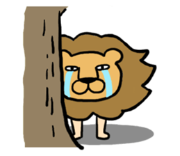 Sticker of the face suit sticker #7469350